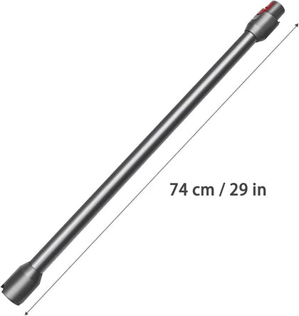 Extension Rod Tube for Dyson V12 Detect Slim Stick Vacuum Cleaner | Replacement wand Telescopic Tube Quick Release Extension Rod Accessories, 74 cm (Black)