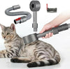 DYSON Pet Dog Hair Brush & Hose Extension with Trigger Lock Button Switch for Dyson V7 V8 V10 V11 V12 V15 Vacuum Cleaner Compatible
