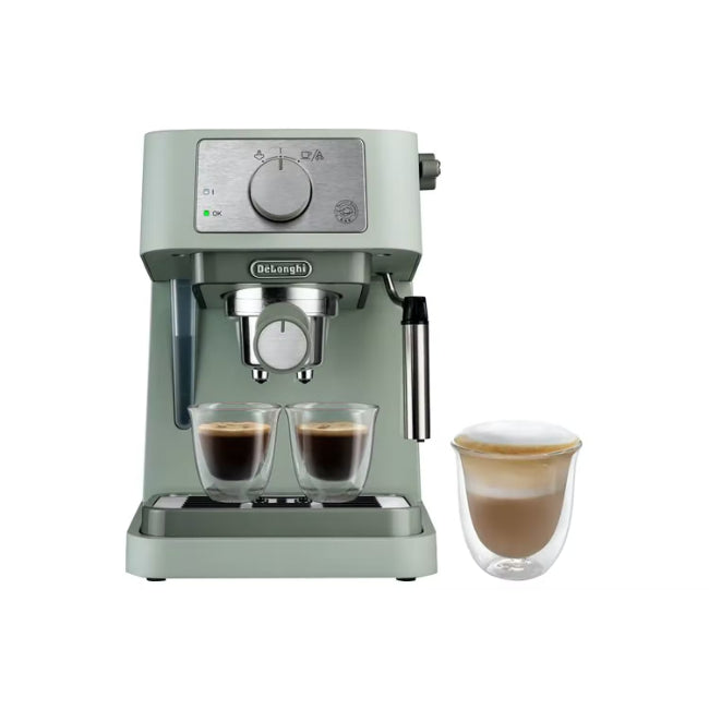 Stilosa Manual Pump Espresso Coffee Machine - Green EC260.GR