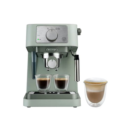 DeLonghi Stilosa Manual Pump Espresso Coffee Machine - Green EC260.GR
