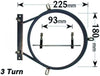 AEG Electrolux Zanussi Fan Oven Element 2500W 3 Turn