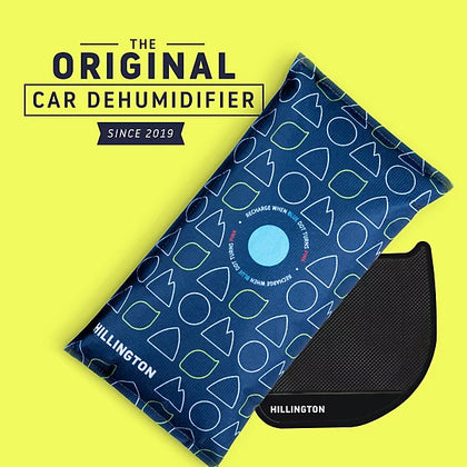 Hillington 1KG Car Dehumidifier with Dashboard Mat - Professional Moisture Control for Car Condensation