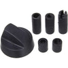 Universal Oven Black Knob