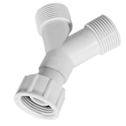 Y Piece Inlet Hose Connector Washing Machine Dishwasher 3/4 Inch BSP Inlet Splitter