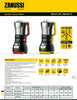 Zanussi  Soup Maker/Blender RED ZSB810RD  1.7L Blender & Soup Maker Italian Design Red & Black