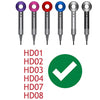 Dyson Airwrap hairdryer Attachment Kit | HD01-HD08 Supersonic Accessory Attachment Kit 7pc