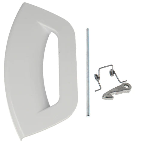 Kit Maniglia Porta Lavatrice Hotpoint – Grafite, Con Bussola – Ricambio Originale C00286363