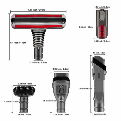 Dyson 5PCS Tool Accessories Set Kit For Dyson DC01 to V6 V7 V8 V10 V11 Cordless Vacuum Cleaner