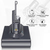 Dyson V7 | SV11 Battery Compatible | 6000mAh High Capacity Extra 21.6 V | 968670-02 | SV11 | V7 | 6000mAh