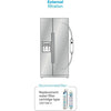 Wpro Samsung/ Whirlpool In-Line Fridge Freezer Water Filter | WPL4840000008553