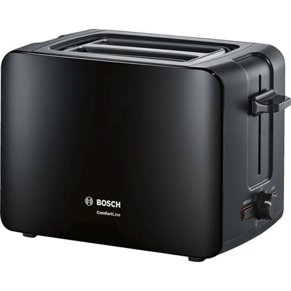 Bosch TAT6A113GB 2 Slice Compact ComfortLine Toaster - Black