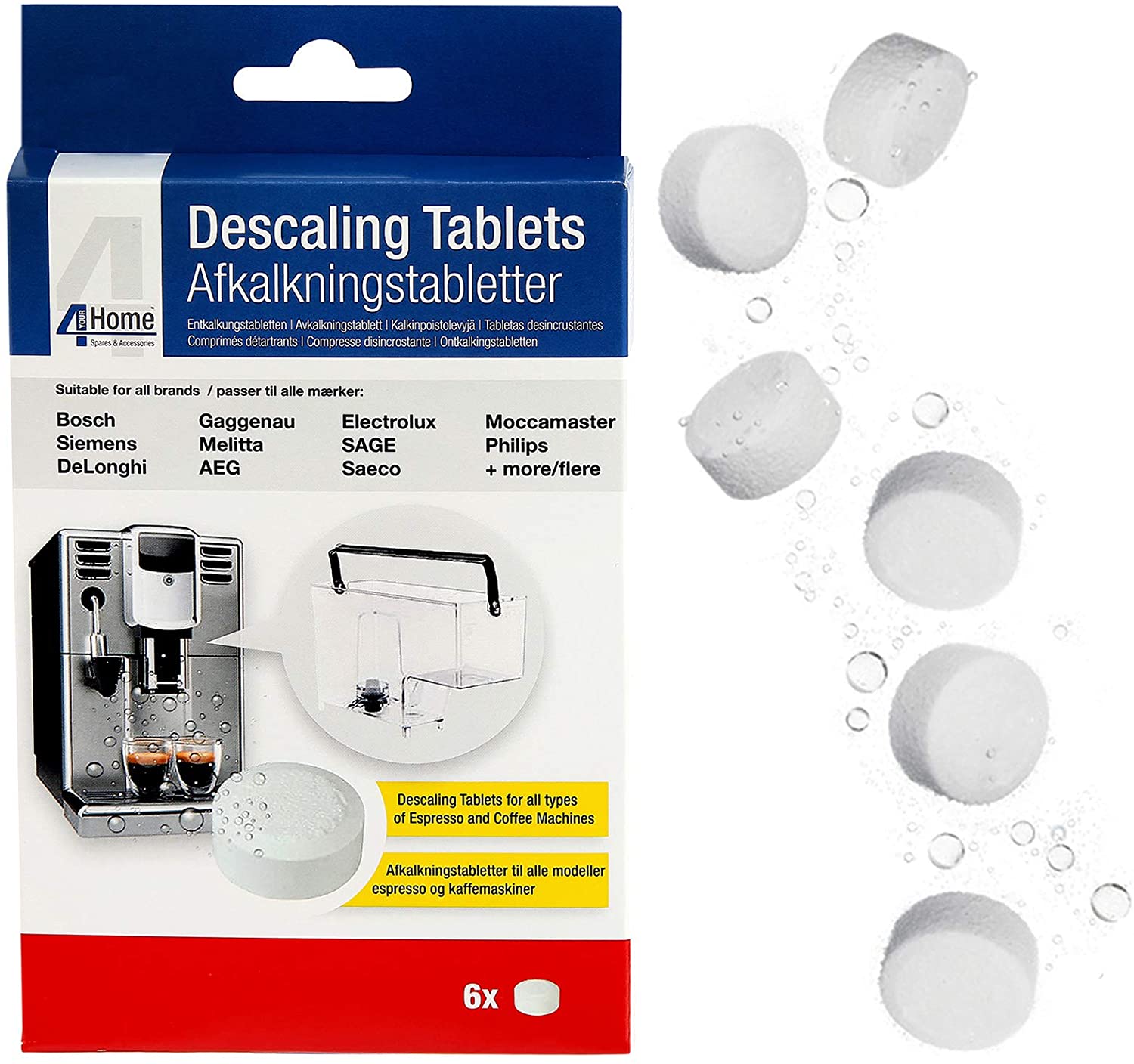 Espresso Coffee Machine Descaling Tablets Delongi Sage