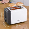 Bosch TAT6A111GB 2 Slice Toaster 1090W Variable Browning Control White/Dark Grey
