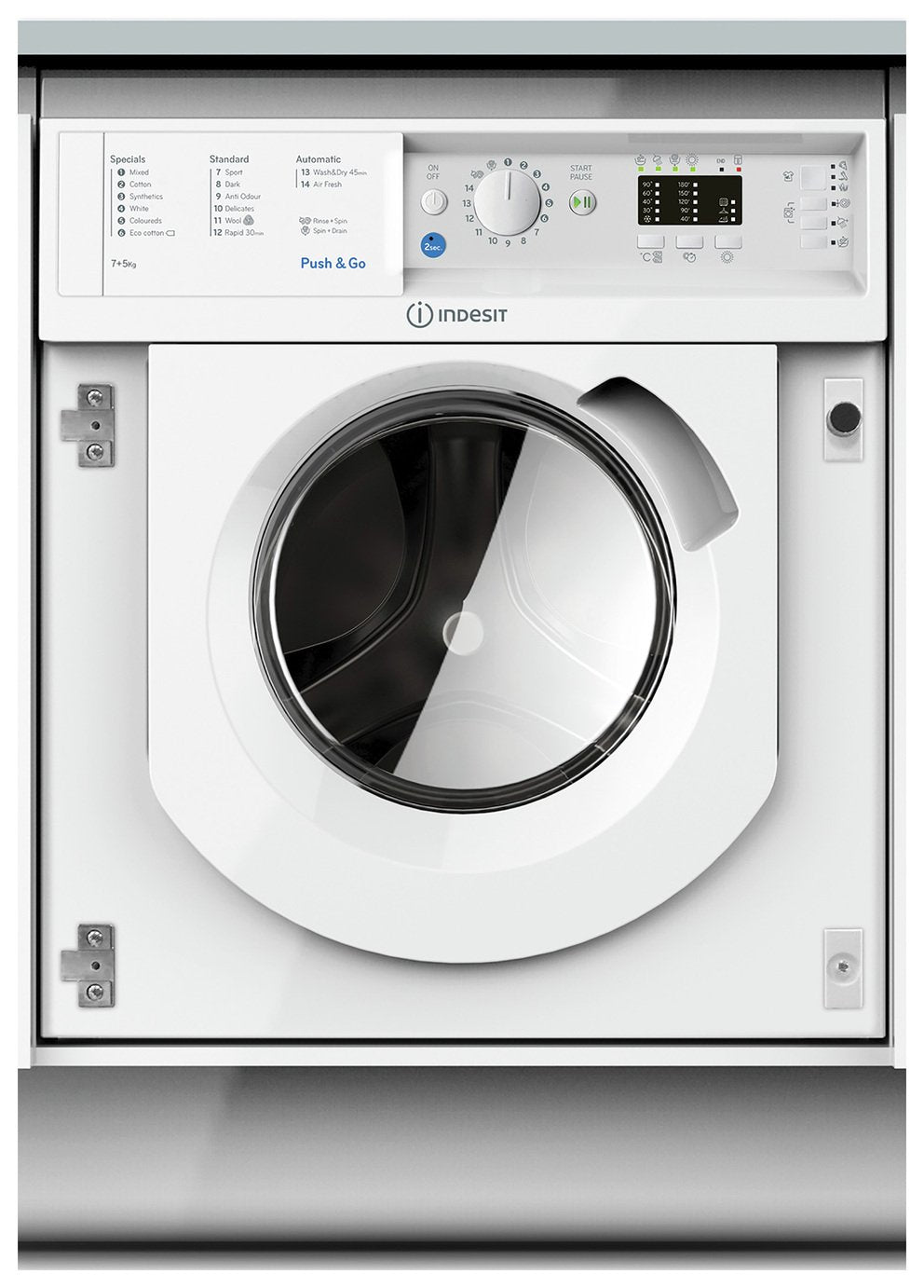 INDESIT  7KG 1200 Spin Washing Machine BUILT IN BIWMIL71252