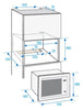 Beko BUILT IN MICROWAVE OVEN MGB25332BG