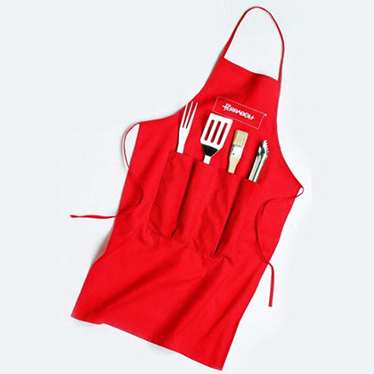 BBQ APRON & Utensils Set