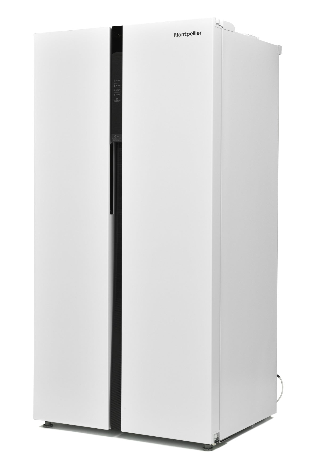 Montpellier M510BW Side-By-Side Fridge Freezer €799.00