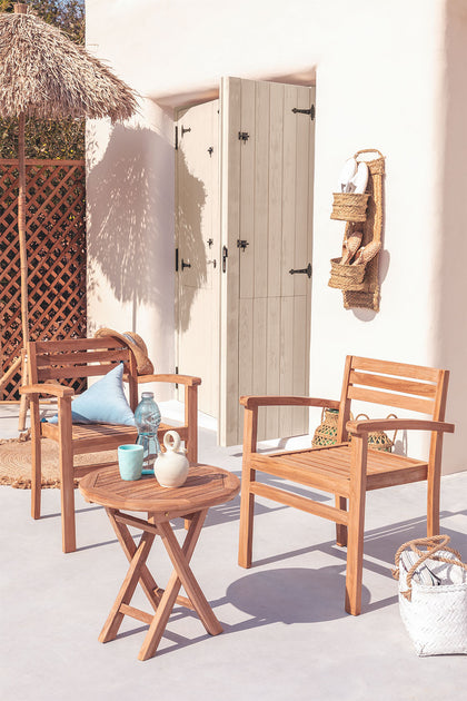 TUSCANY TEAK WOOD GARDEN SET