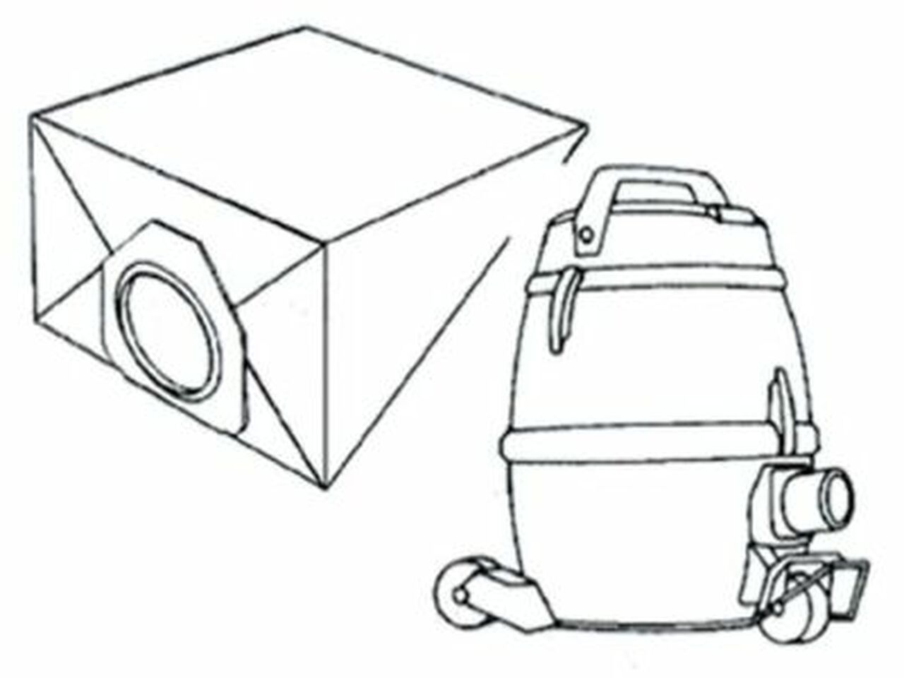 Nilfisk GS80/90 Vacuum Cleaner Bags - SDB59