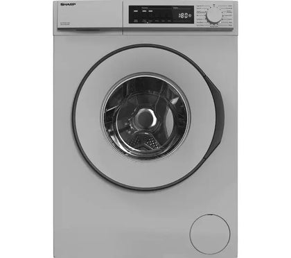 SHARP 8KG 1400 RPM  SILVER WASHING MACHINE-ESNFB8141SD