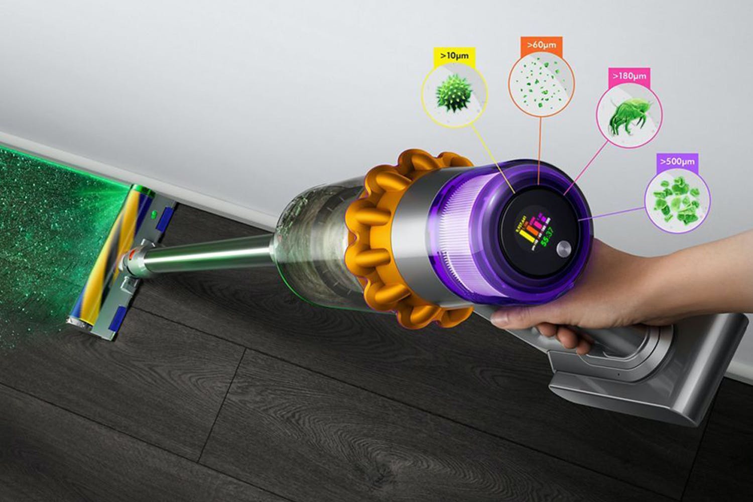 Dyson V15 Detect Absolute Cordless Vacuum Cleaner | 369372-01