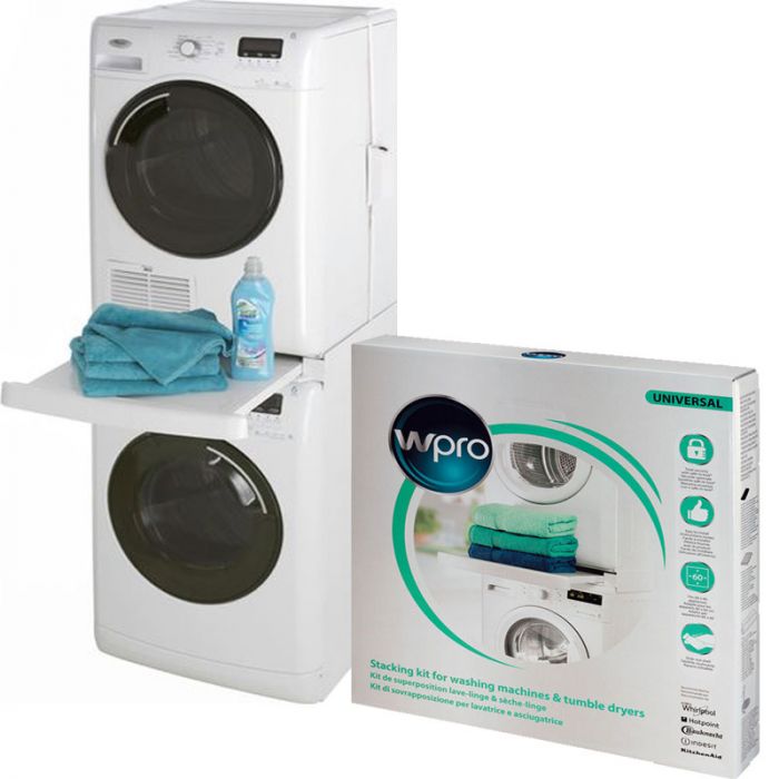 Universal Washing Machine & Tumble Dryer Stacking Kit – Space-Saving Appliance Stacker
