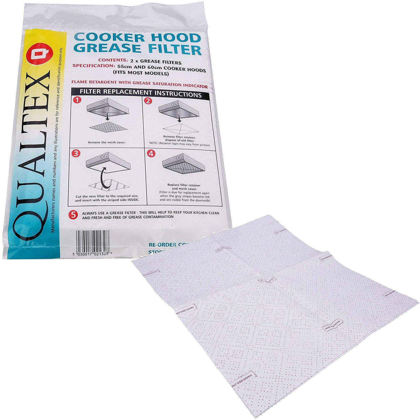 COOKER HOOD Grease Filters (Contains 2) Universal