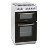 MONTPELLIER WHITE 50CM TWIN CAVITY GAS COOKER
