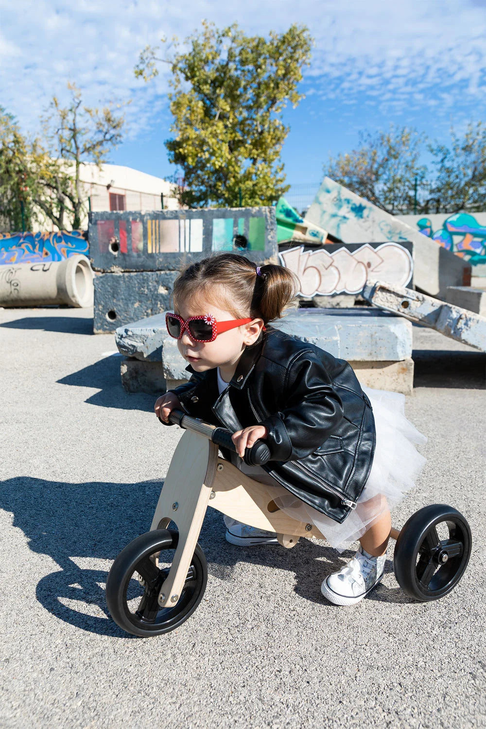 The KROSSIE A 2 in 1 Wooden Tricycle Convertible Balance