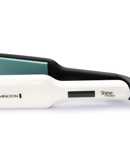 Remington Shine Therapy Wide Plate Straightener S8550