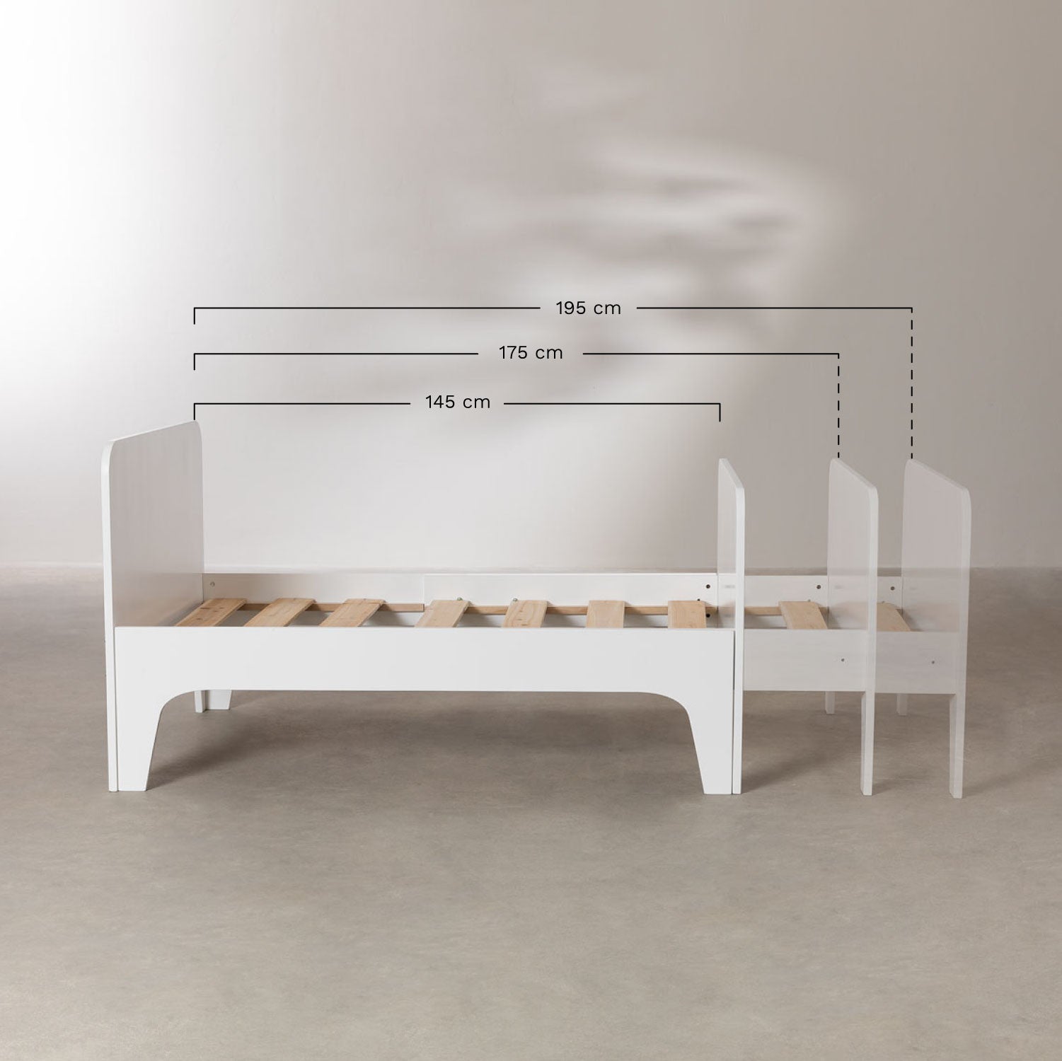 JULES - EXTENDABLE WOODEN BED  KIDS