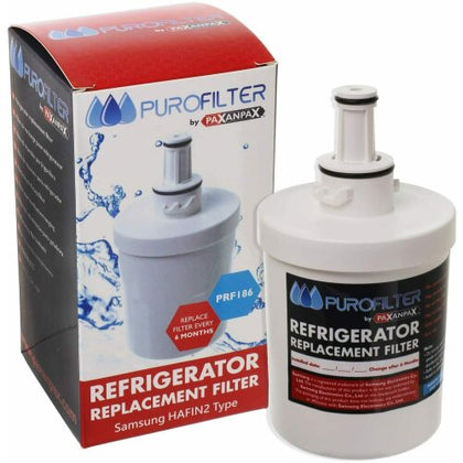 Compatible WF46 Purofilter Water Filter for Samsung 'HAFIN2 DA29-00003G' 3-Lug Fitting Type