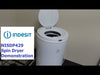 Indesit 4kg Compact 2800rpm Gravity Spin Dryer NISDG428