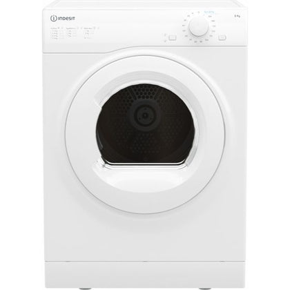 Indesit Tumble Dryer I1D80W, 8KG Vented Dryer