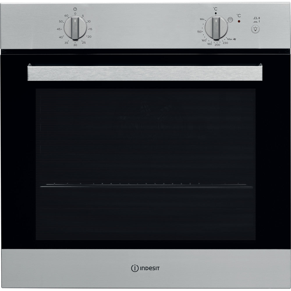 INDESIT STAINLESS STEEL BUILT IN SINGLE GAS OVEN €399.00