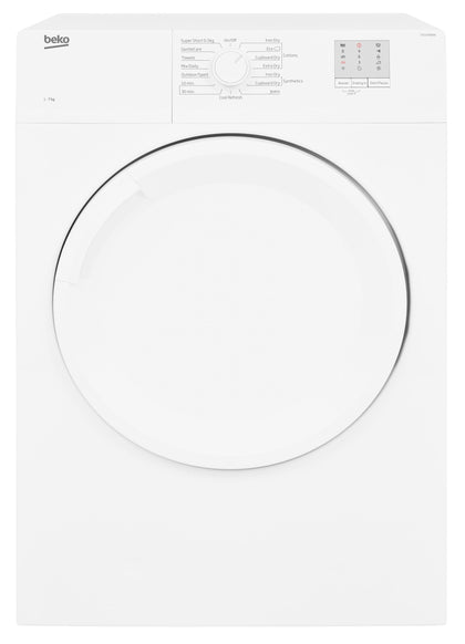 BEKO WHITE 8KG VENTED TUMBLE DRYER DTGV8000W