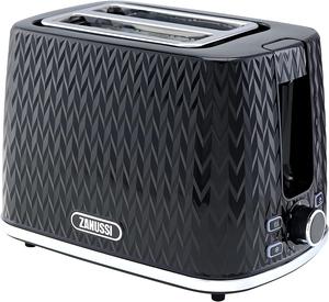 ZANUSSI TOASTER 2 SLICE ZST-6550-BK BLACK