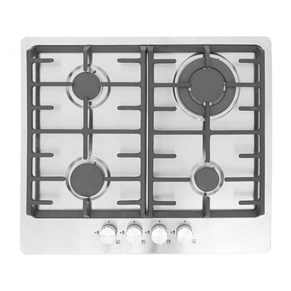 Montpellier MGH61CX MONTPELLIER STAINLESS STEEL 60CM GAS HOB