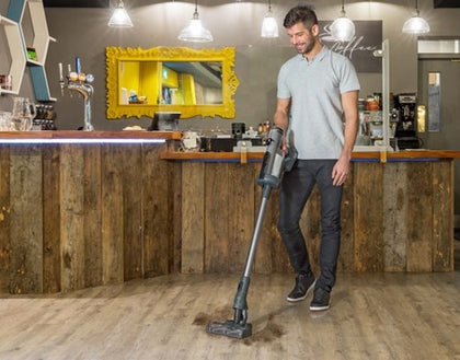 NQ100 Numatic 'Quick' - Commercial, Battery Stick Vac - Supplied with 2 Batteries