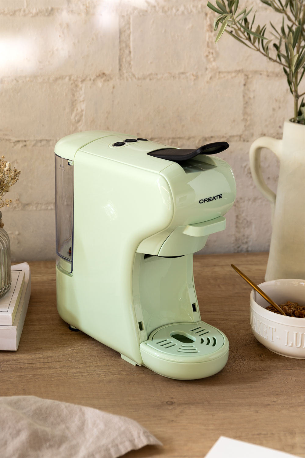 CREATE POTTS STYLANCE - Multi-capsule Espresso Coffee Machine PINK