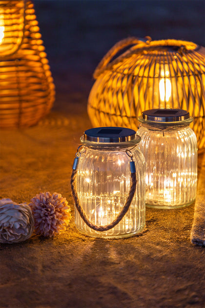 LEDs in a Jar Garland - Solar