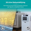 TOWER PRESTO (AIR CON, DEHUMIDIFIER & COOLING FAN) 9000 BTU AIR CONDITIONER PT670001