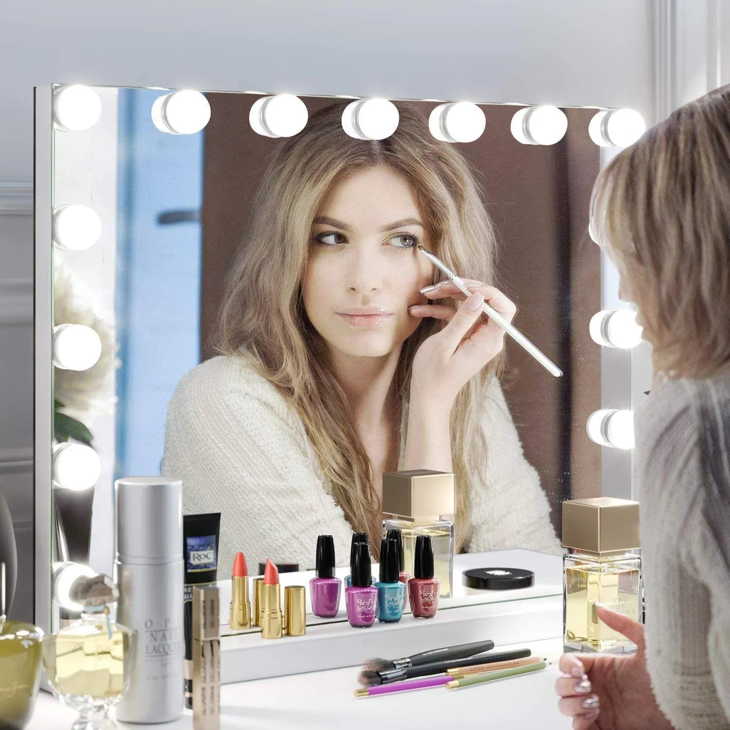 Hollywood LED Portrait Lighted Vanity| Makeup Mirror