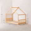 HAYLEY Kids Wooden Bed for 90 cm Mattress